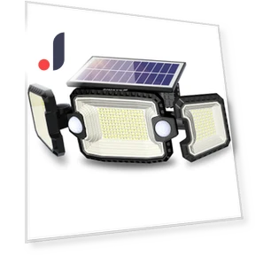 Solar 305 LED Lights with Double Motion Sensor — Outdoor Security & Flood Lighting, AE Selection