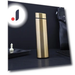 Stainless Steel LED Vacuum Thermos Cup — Travel Drinkware, Indoor Furniture