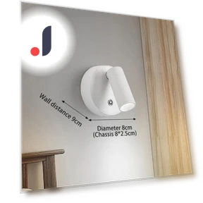 Touch-Controlled LED Wall Light — Wall Lighting, Seahorse Home