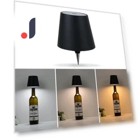 USB Charging Bottle Desk Lamp — Desk & Table Lighting, Meiteai-All
