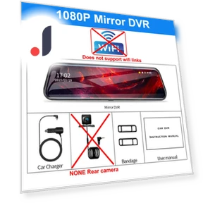 Wi-Fi Car Rearview Mirror Dash Cam — Rearview Cameras for Cars, Home Of Auto Parts