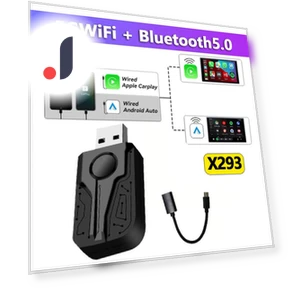 Wireless AI Box 3-in-1 CarPlay Android Auto Adapter — Car Installation Essentials, Home Of Auto Parts
