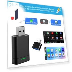 Wireless CarPlay Android Auto Adapter — Car Accessories & Gadgets, Vinde Home