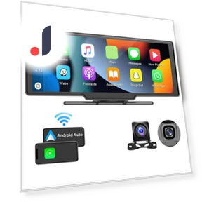 Wireless Carplay Android Auto Dash Cam — Rearview Safety Systems, Chic Home