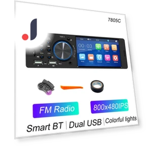 1 Din 4.1 IPS Touchscreen Car MP5 Player — Car Installation Essentials, Auto Launcher