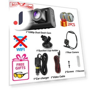 3-Channel Car Dash Cam — Dashboard Cameras, Auto Accessories Home