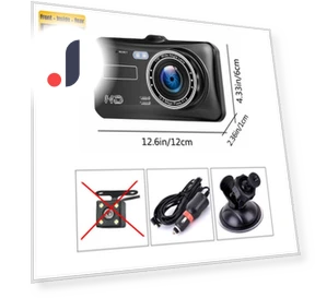 4-inch 1080P Dash Cam — Dashboard Cameras, Auto Accessories Home