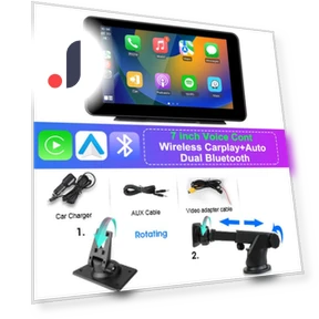 7-inch CarPlay Android Auto Car Radio Multimedia Video Player — Stereo Receivers, Auto Accessories Home