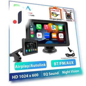 7-inch Portable Touchscreen Car Radio Receiver — Stereo Receivers, Auto Accessories Home