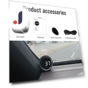 Car Heads-Up Display — Clock, Auto Accessories Home