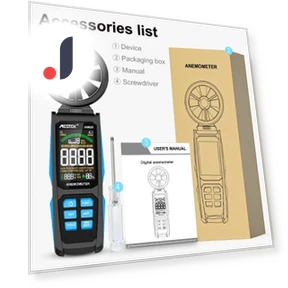 Digital Anemometer — Wind Speed Gauges, DC-HOME-4