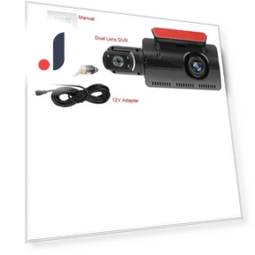 Dual Lens Car Dash Cam — Dashboard Cameras, Auto Accessories Home