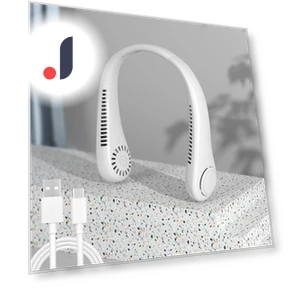 Portable Neck Hanging Fan with USB Charging — Portable Cooling Solutions, Auto Launcher