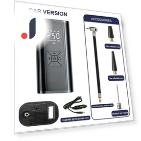 Portable Smart Air Pump — Inflation Devices, Cars Auto Home