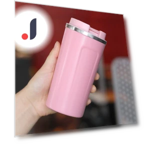 Portable Smart Temperature Measuring Thermos Cup — Beverage Warmers, Indoor Furniture