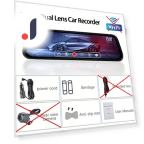 Rear View Mirror Dash Cam — Rearview Cameras for Cars, Auto Accessories Home