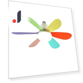 Smart Fan with LED Light Replacement and Remote Control — Ceiling Fans, Comfort Homeware