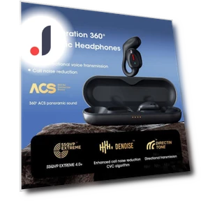Smart Headset with Noise Cancellation — In-Ear Headphones, NIYE
