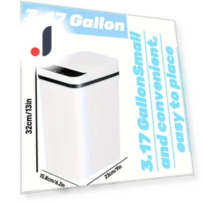 Smart Induction Trash Bin — Waste Management Solutions, World Auto Parts