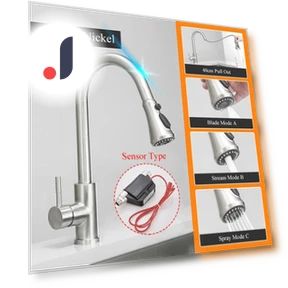 Smart Touch Kitchen Faucet — Smart-Touch Kitchen Faucets, JOHO - CarGear