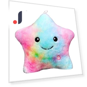 Soft LED Star Pillow — Night Lights, HOW-E