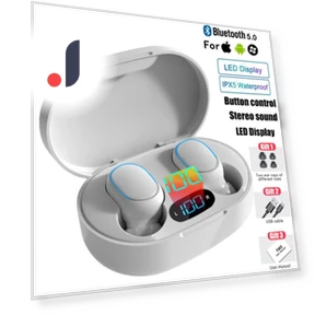 TWS Wireless Bluetooth Earbuds — In-Ear Headphones, Auto Launcher