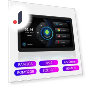 Ultra-Thin Touchscreen Car Headrest Monitor — Stereo Receivers, Auto Accessories Home