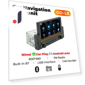 Universal 1Din Head Unit with 6.2" Touchscreen — Stereo Receivers, Auto Launcher