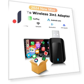 Wireless Carplay Android Auto Adapter — USB, Auto Launcher
