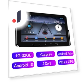 Wireless Multimedia Player with Apple CarPlay and Android Auto — Stereo Receivers, Auto Accessories Home