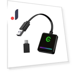 2-in-1 Wireless CarPlay Android Auto Adapter — Stereo Receivers, Simplistic Living Home