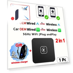 4-in-1 CarPlay Smart AI Box — Stereo Receivers, Home Of Auto Parts