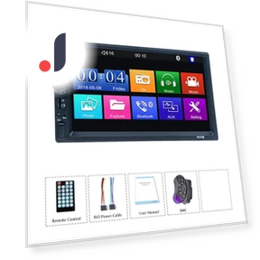 7-inch Touchscreen Car Stereo — Stereo Receivers, ToyousoniC