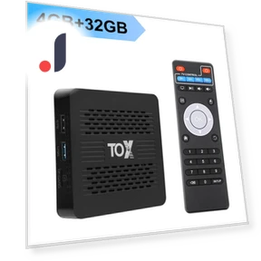 Android 13 Smart TV Box — Streaming Devices, Blackin