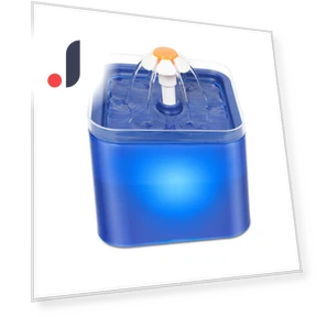 Automatic Pet Water Fountain with LED Light — Fountains, Arbutus