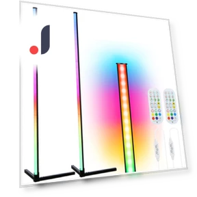 Connected RGB Floor Lamp with Controller — Standing Lights, Neoglint