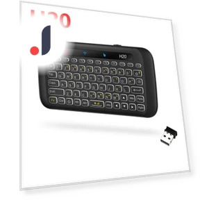 Mini 2.4Ghz Wireless Keyboard with Backlight Touchpad Air Mouse IR Tilt Remote Control — Keyboards, Super Star Mall