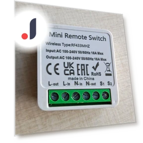 Mini Smart Switch LED Light Switch — Ceiling Fan Wall Controls, Cozy Cottage-Relax