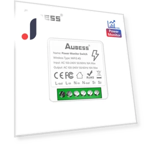 Mini Smart Switch with Energy Monitor — Smart Home Modules, AUBESS
