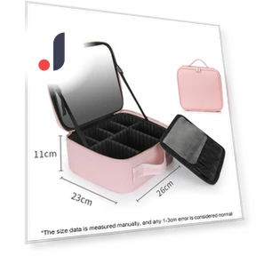 Smart LED Cosmetic Bag with Mirror — Cosmetic Cases, JOHO - CarGear