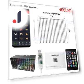 Smart LED Curtains — String Lights, Auto Accessories Home