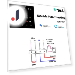 Smart Thermostat for Water Electric Gas Boiler — Home Climate Control, Build My Home