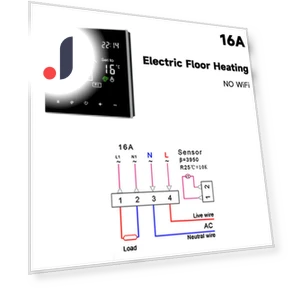 Smart Thermostat with LCD Touch Screen — Home Climate Control, Build My Home