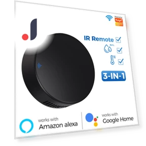 Smart WiFi IR Remote Control with Temperature and Humidity Sensor — Home Climate Control, Super Dream Home