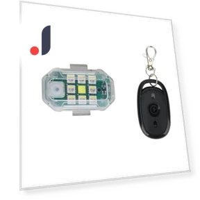 Wireless LED Warning Light — Vehicle Safety Signals, Wrigleys