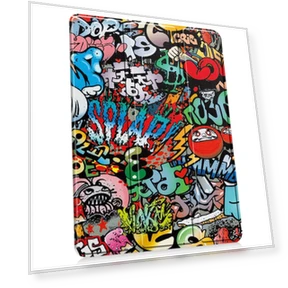 3-Fold Holder Smart Leather Tablet Case for iPad Pro 11 2024 — Cases, Custer Painted