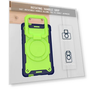 Handle Robot Silicone Hybrid PC Tablet Case for Samsung Galaxy Tab A9 — Cases, Samsung