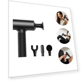 Smart Fascia Gun with Heating Pad, 3 Speed Modes, 3200rpm Brushless Motor — Rehabilitation & Therapy Equipment, Xiaomi