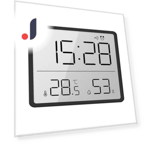 Digital Wall Clock with Temperature Display and Alarm — Clocks, Smarter than future