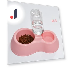 Dual-purpose cat bowl with anti-spill protection and automatic water refill — Cat Dining Essentials, AI Supermarket